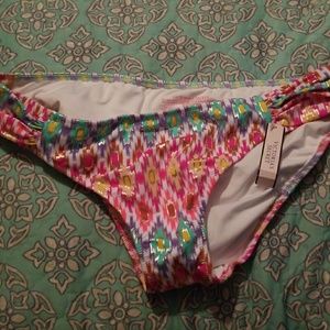 Vs White okay bikini bottom M New